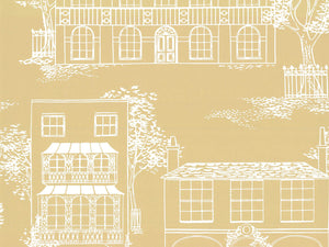 Little Greene Behang 20th Century Papers Hampstead - Yellow apple
