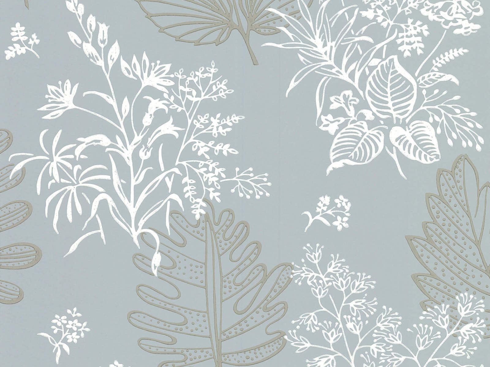 Little Greene Behang 20th Century Papers Norcombe - Welkin