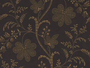 Little Greene Behang London Wallpapers V Bedford Square - Ebony Gold