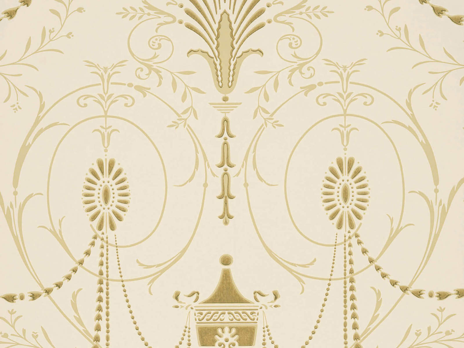 Little Greene Behang London Wallpapers V Marlborough - Jewel