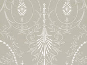 Little Greene Behang London Wallpapers V Marlborough - Paris Grey
