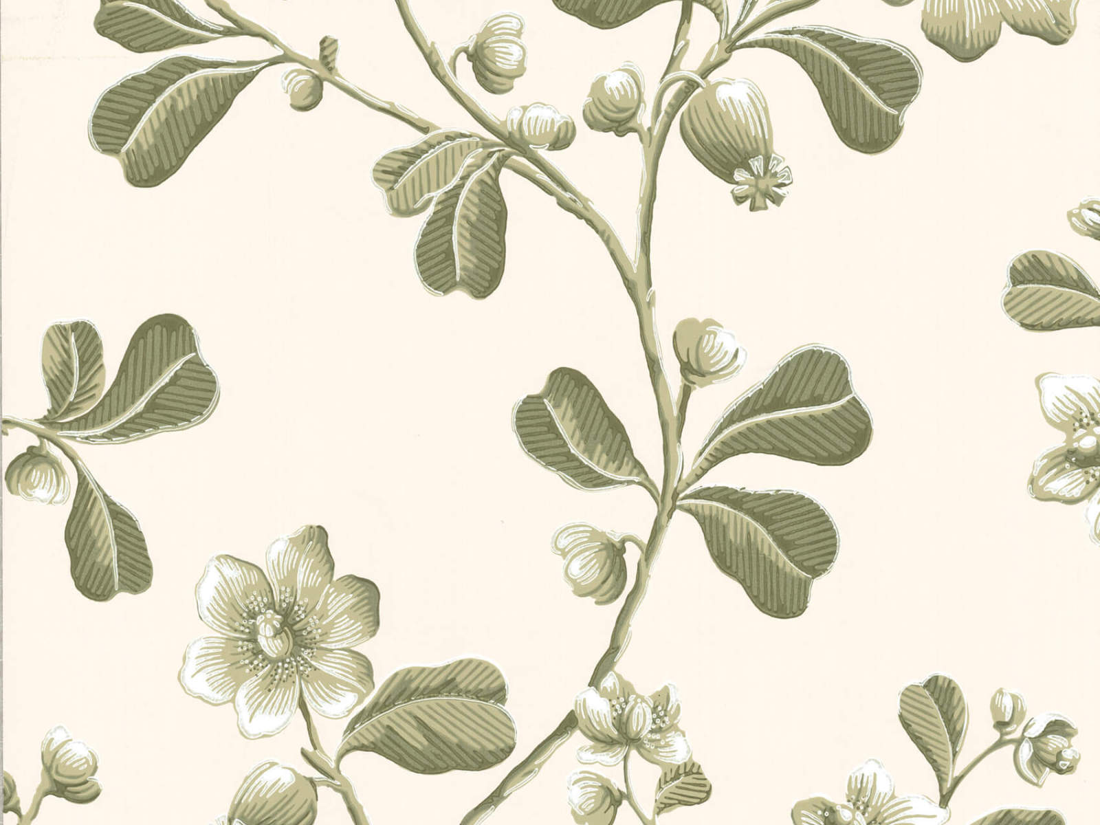Little Greene Behang London Wallpapers IV Broadwick Street - Garden