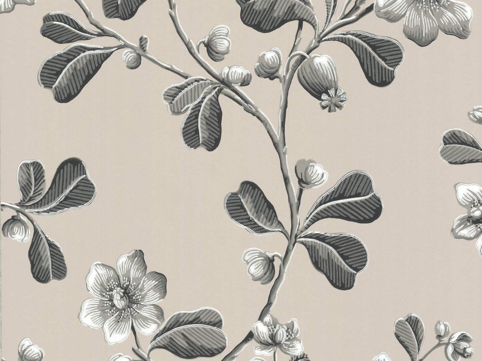 Little Greene Behang London Wallpapers IV Broadwick Street - Mono