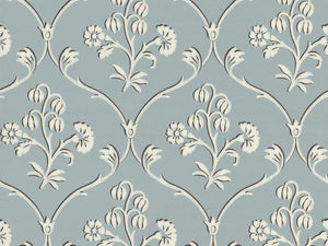 Little Greene Behang London Wallpapers IV Cranford - Sky Blue