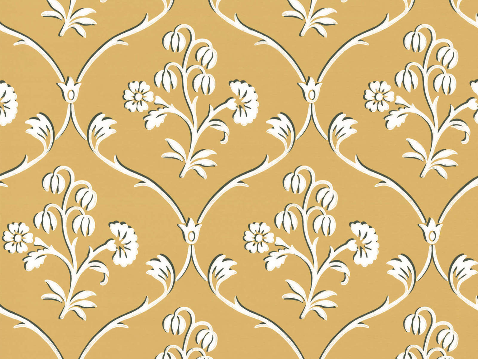 Little Greene Behang London Wallpapers IV Cranford - Wheat