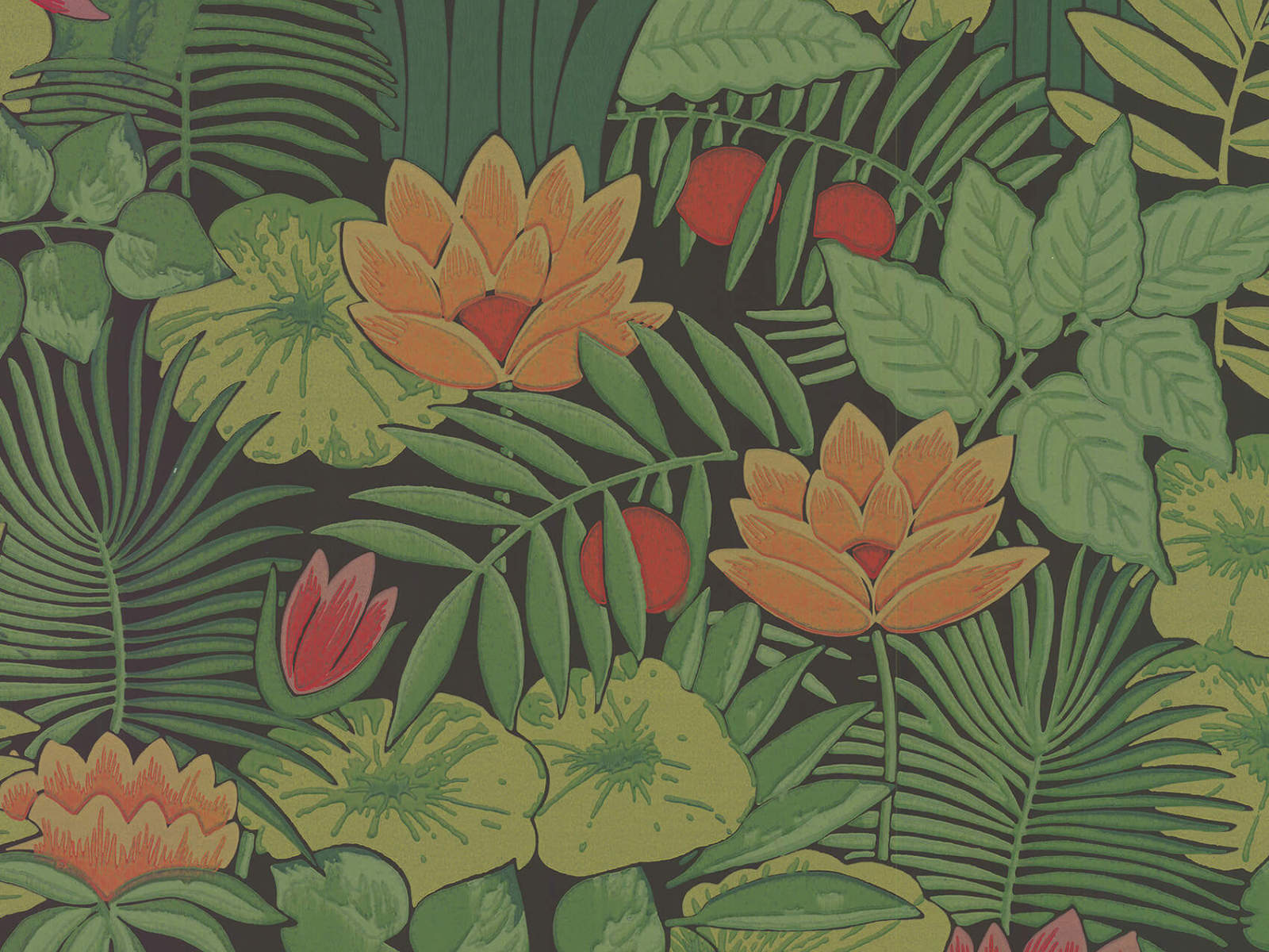 Little Greene Behang 20th Century Papers Reverie - Jungle