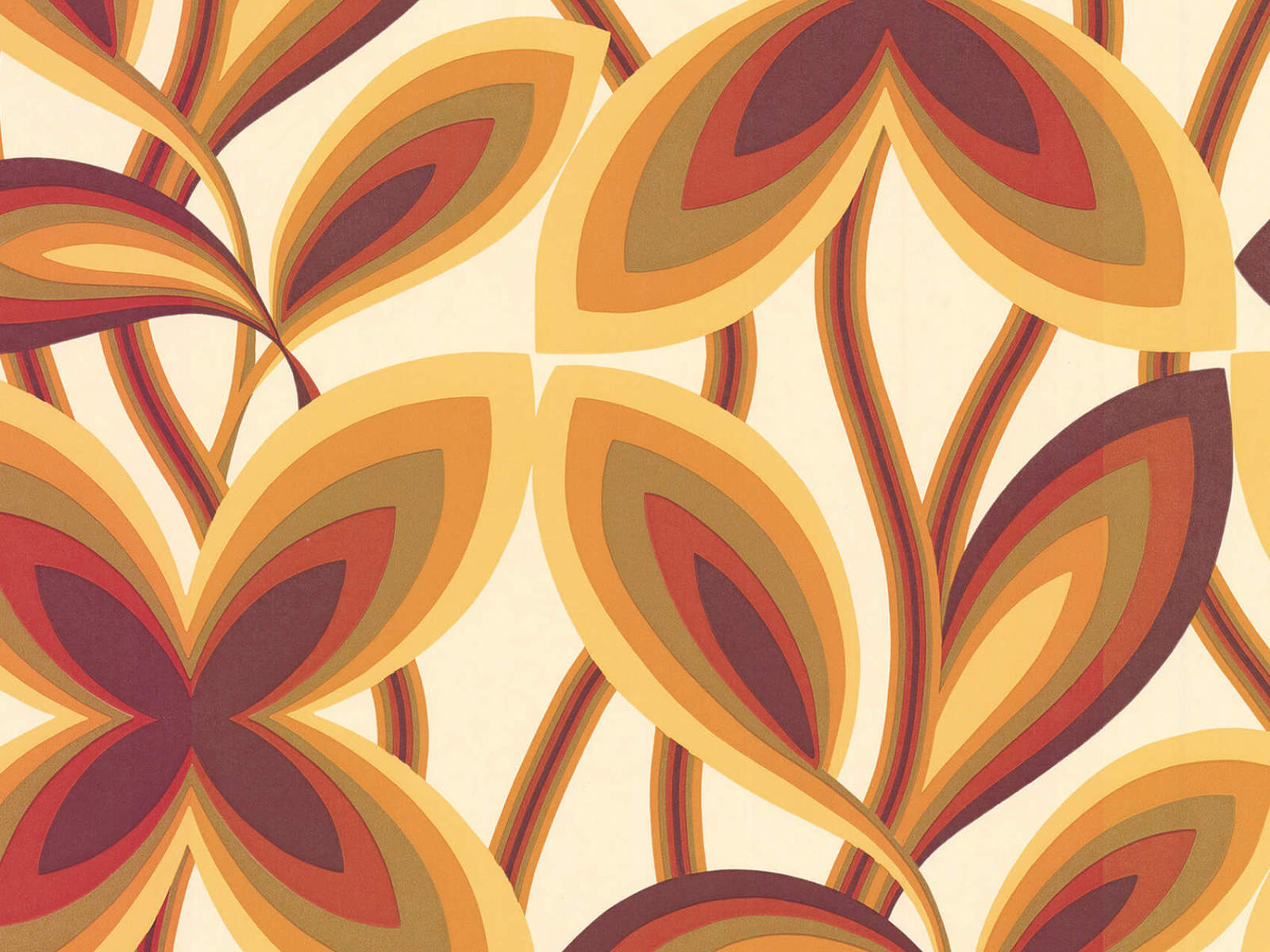 Little Greene Behang 20th Century Papers Starflower - Marigold