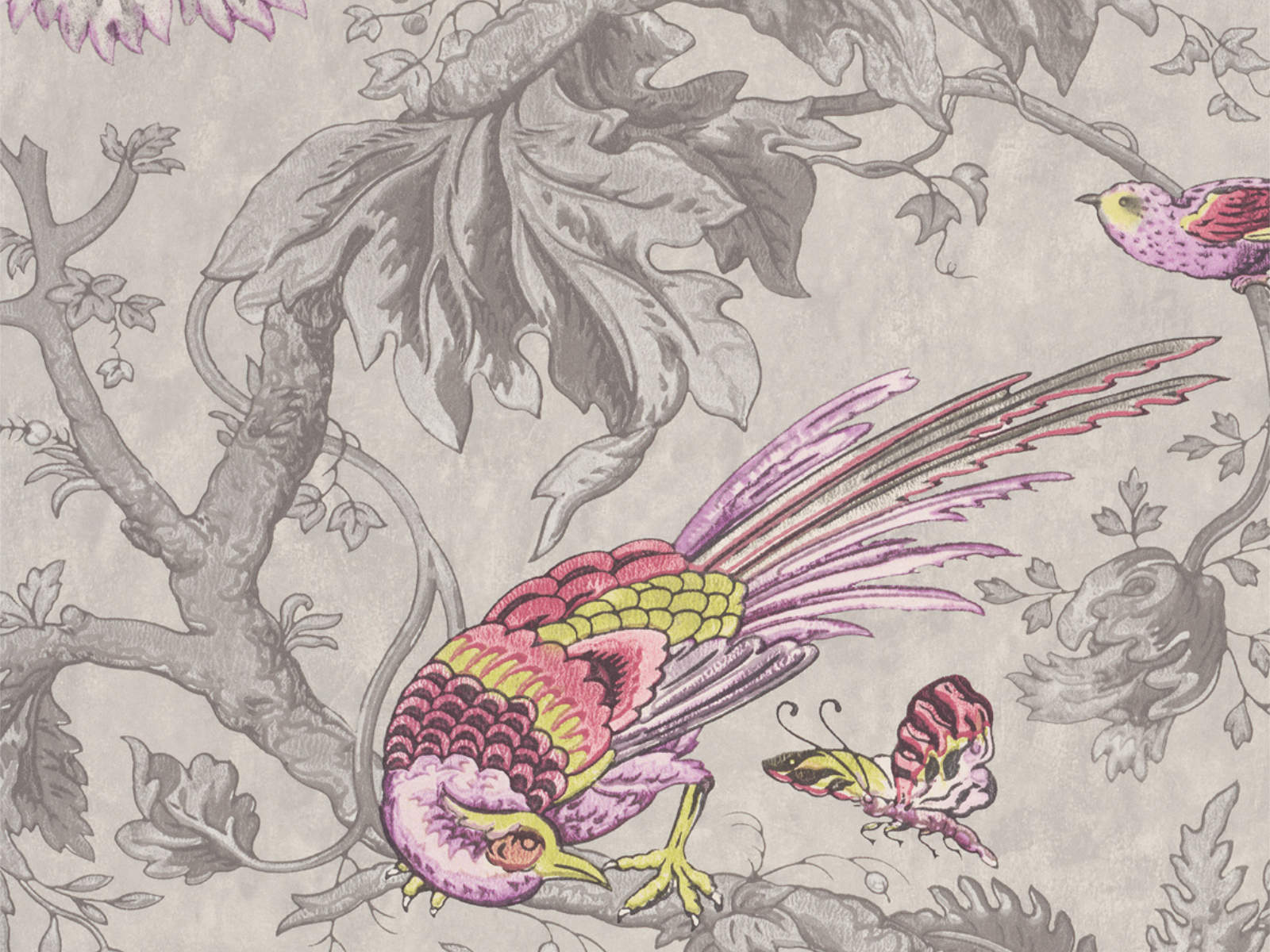 Little Greene Behang Archive Trails II Crowe Hall Lane - Charme