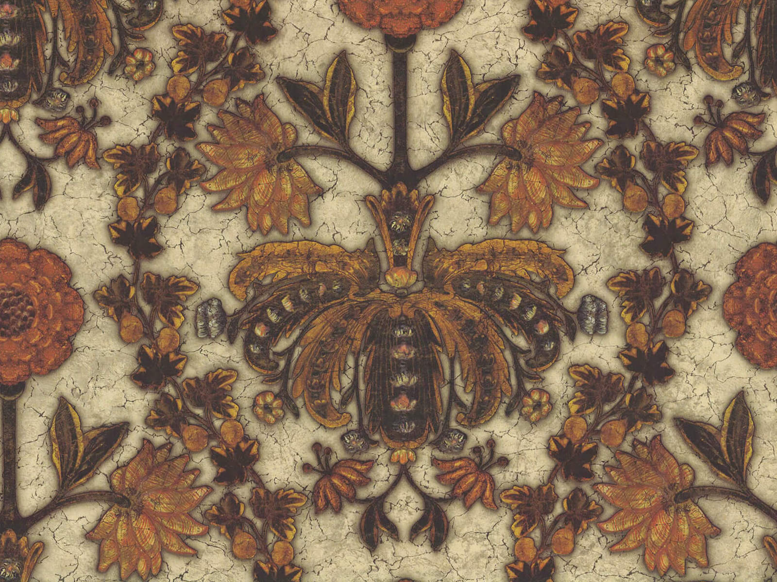 Little Greene Behang London Wallpapers V New Bond Street - Burnish