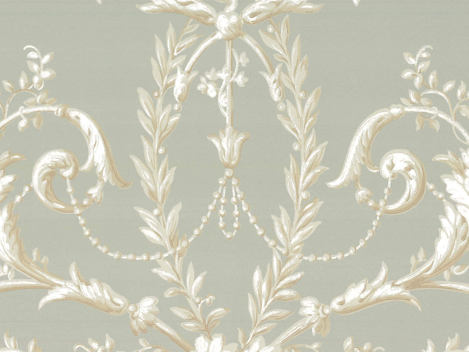 Little Greene Behang Revolution Papers Versailles  - Monument