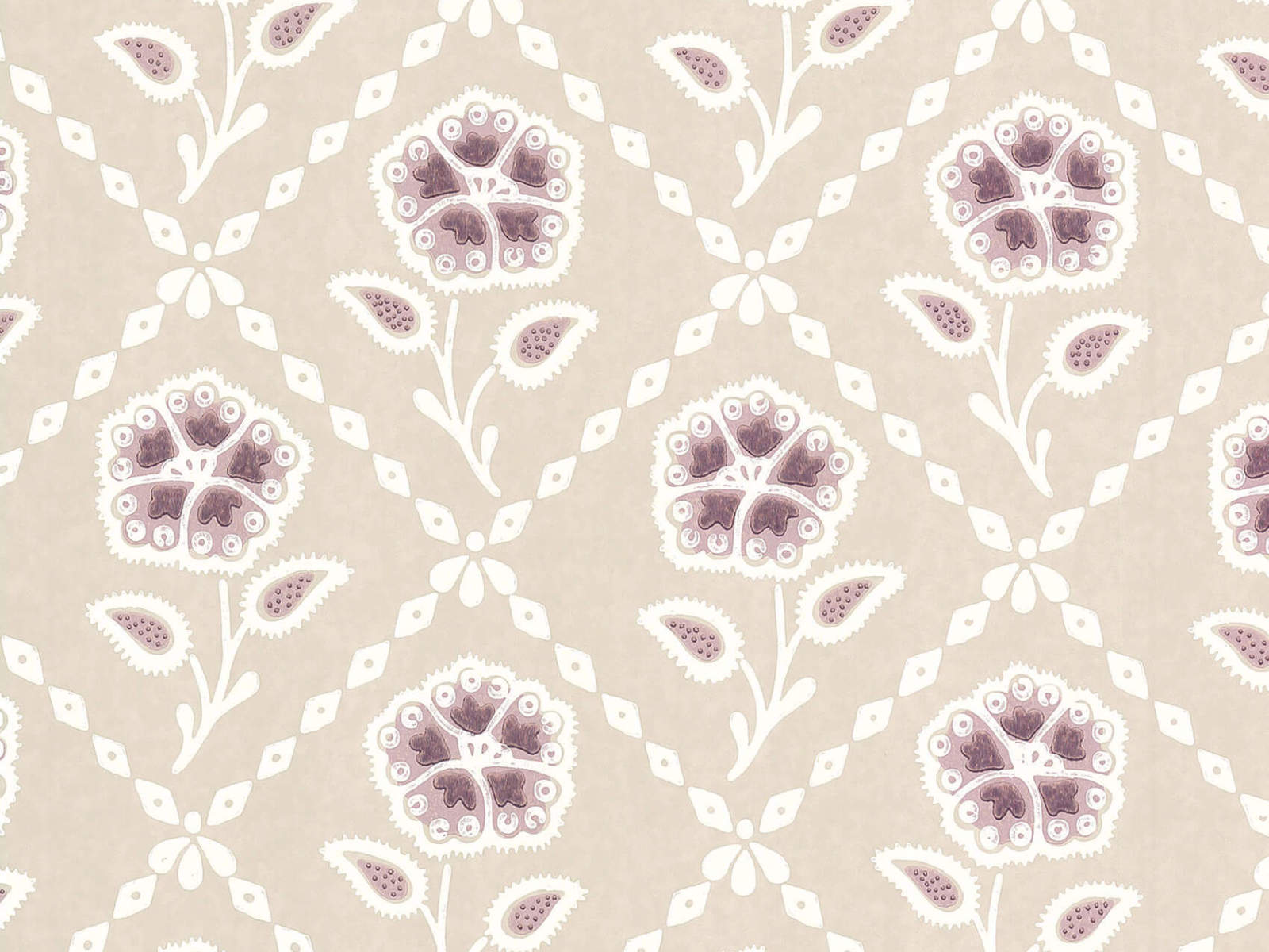Little Greene Behang Revolution Papers Whitehall  - Cassis