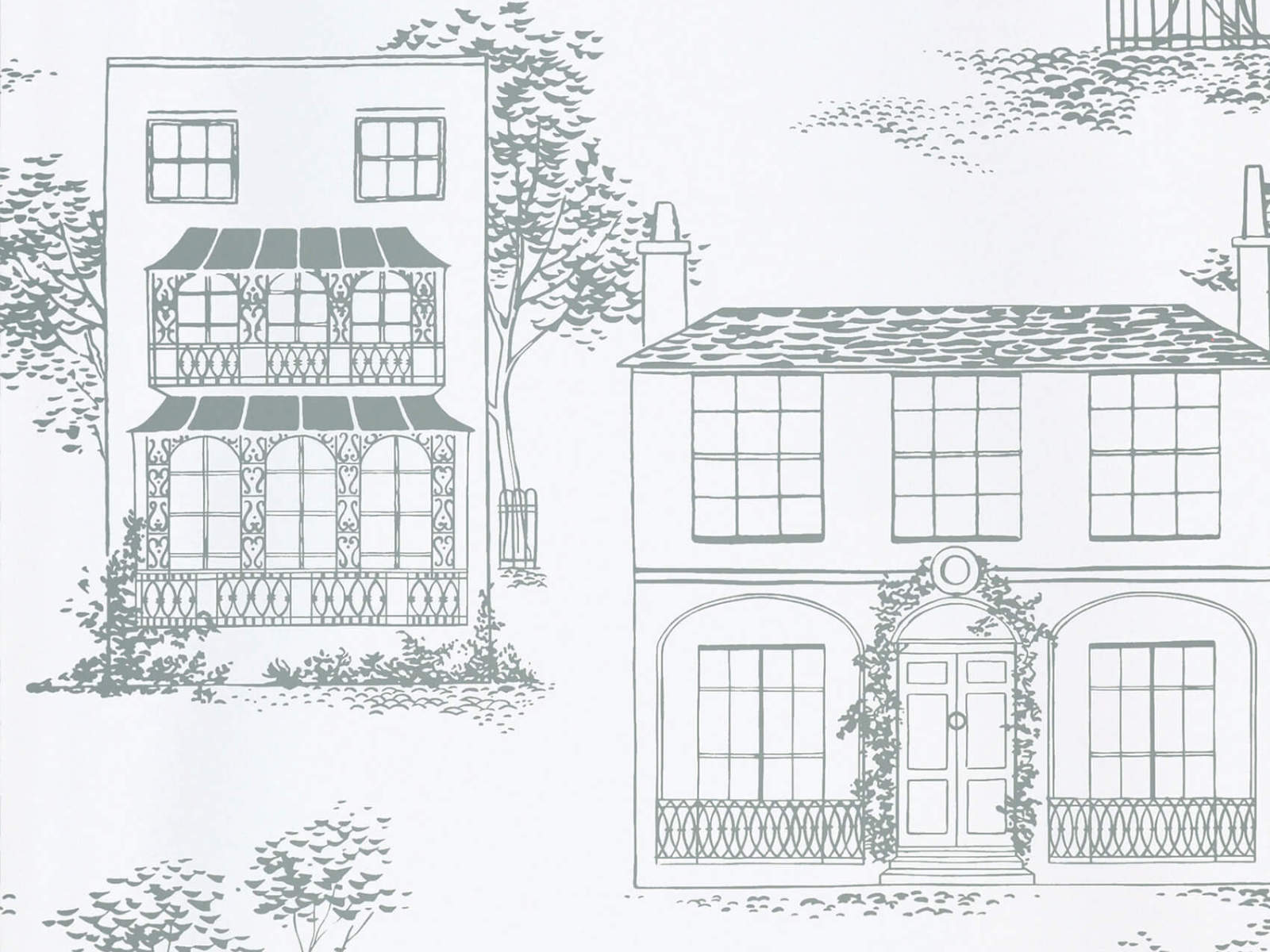 Little Greene Behang 20th Century Papers Hampstead - Glass