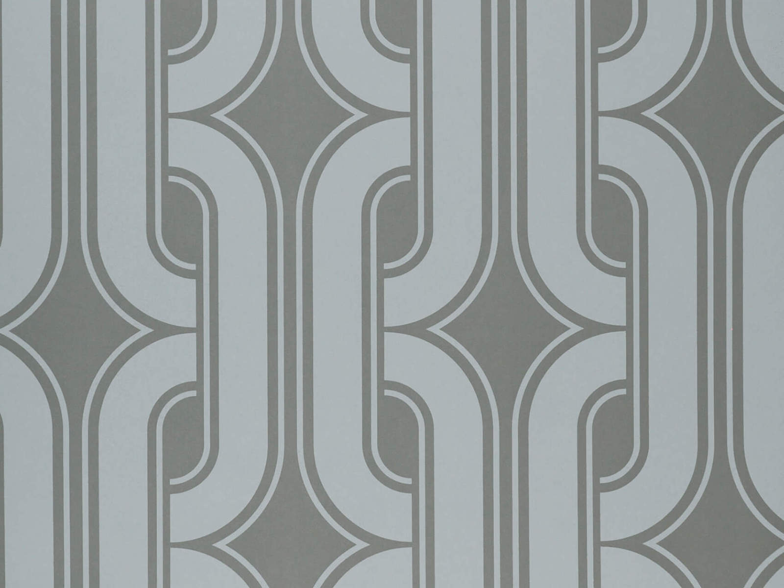 Little Greene Behang 20th Century Papers Lavaliers - Viridian