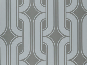 Little Greene Behang 20th Century Papers Lavaliers - Viridian