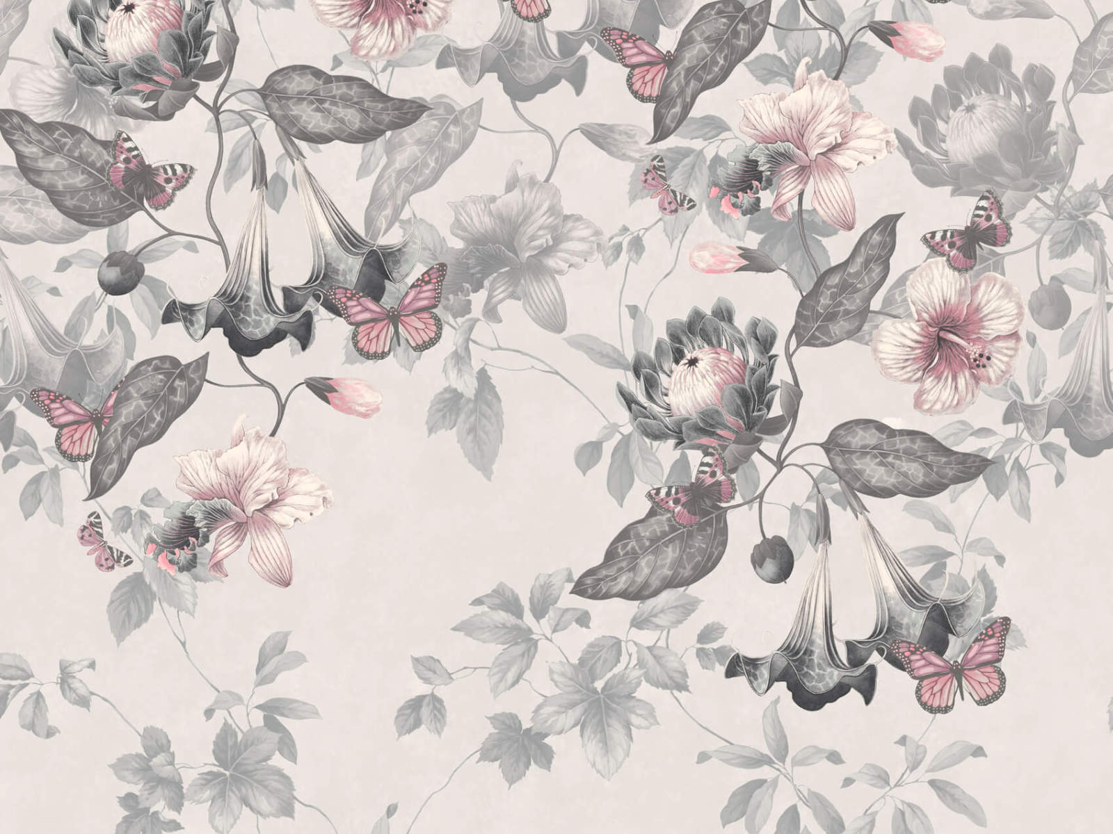 Little Greene Behang Archive Trails II Asterid - Nightshade
