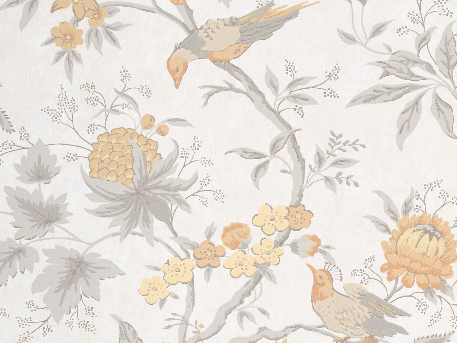 Little Greene Behang Archive Trails II Brooke House - Cinder