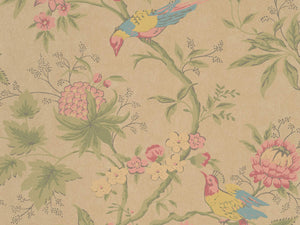 Little Greene Behang Archive Trails II Brooke House - Parchment