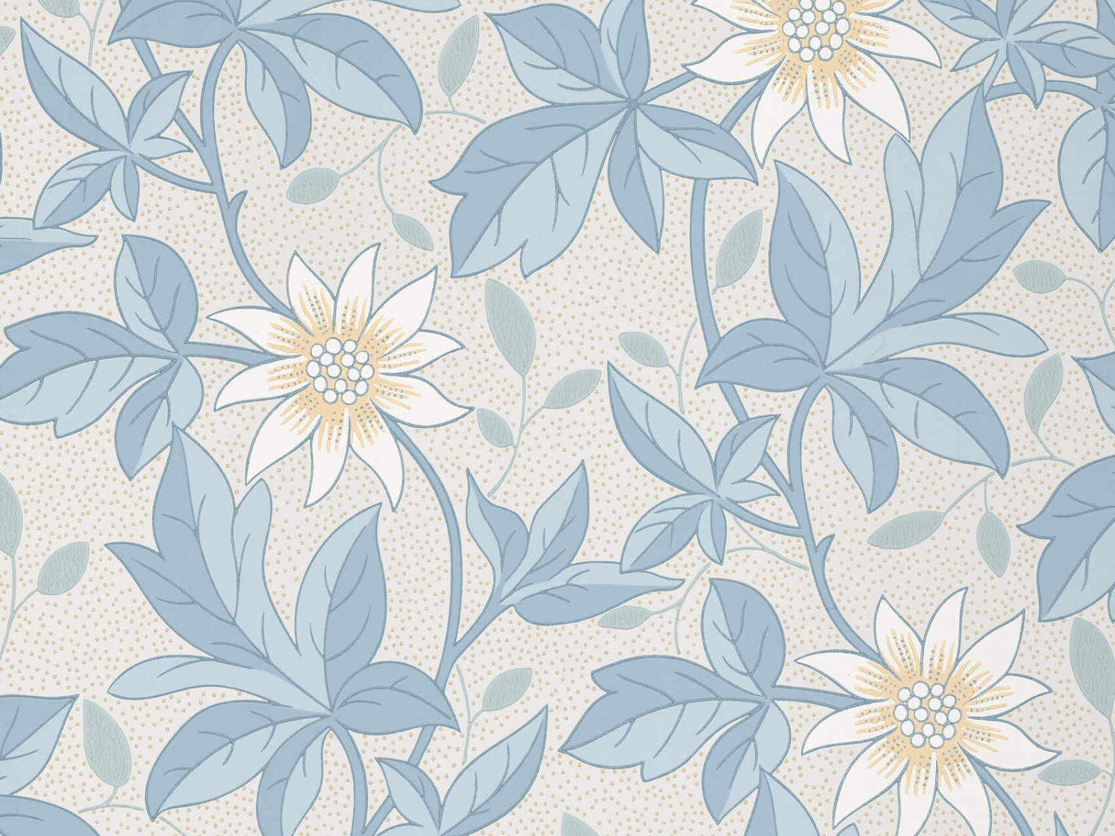 Little Greene Behang Archive Trails II Monroe - Dawn Flower