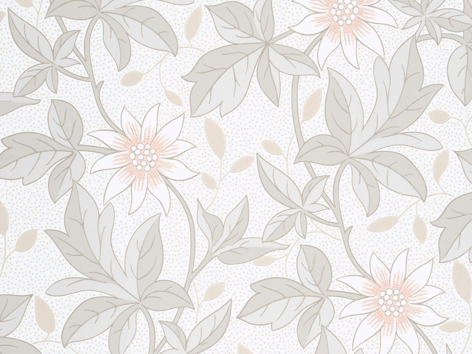 Little Greene Behang Archive Trails II Monroe - Evening Flower