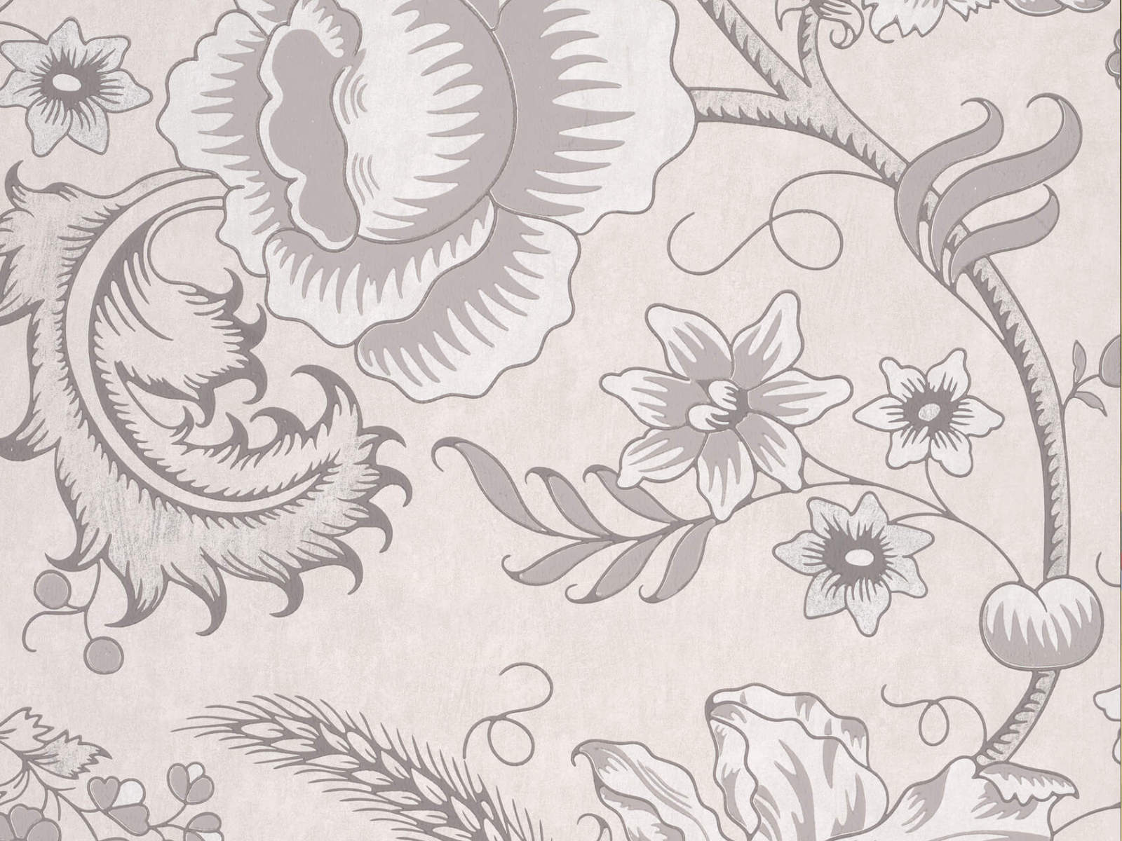 Little Greene Behang Archive Trails II Woodblock Trail - Abbot