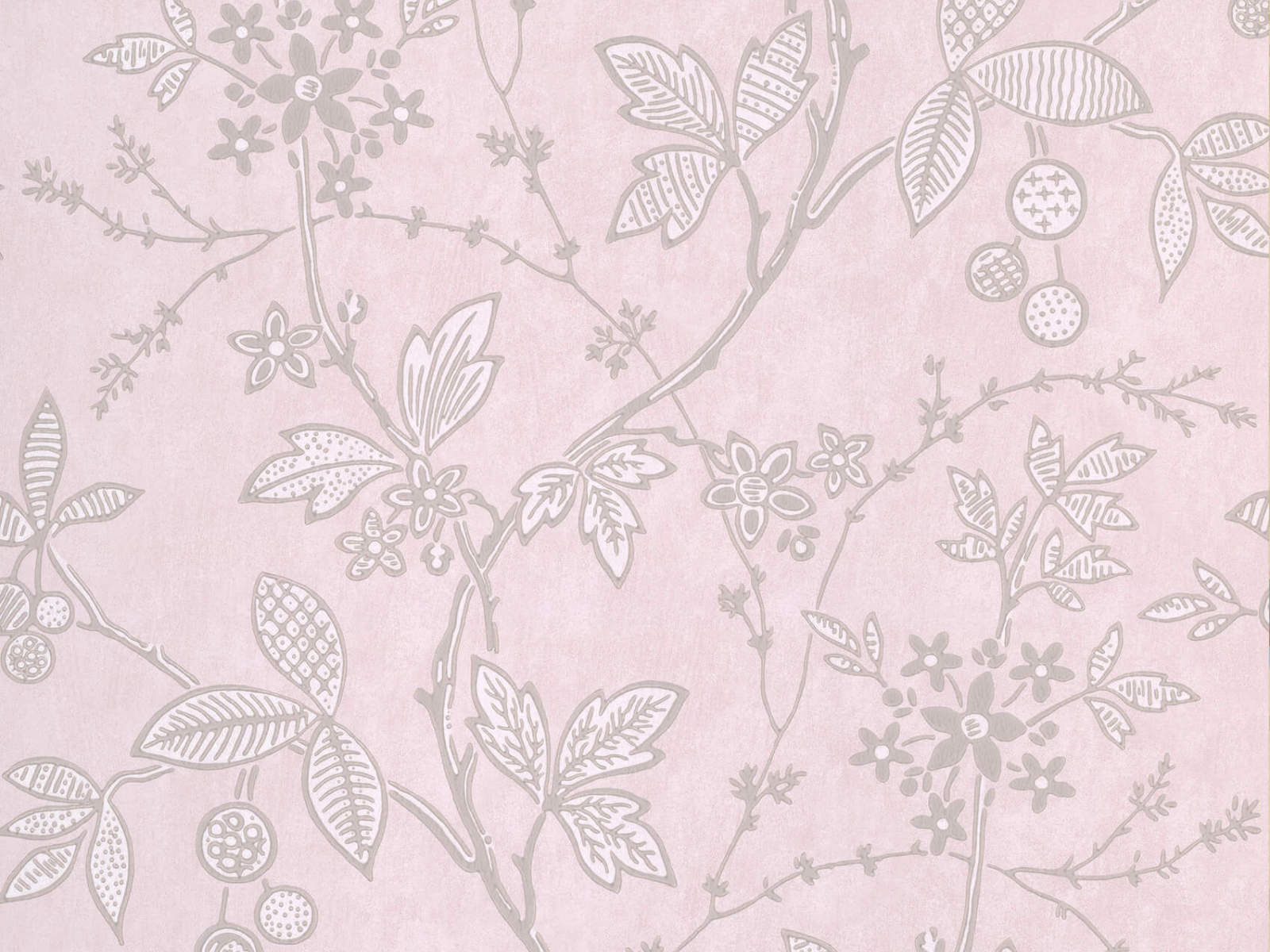 Little Greene Behang Archive Trails II Wrest Trail - Pink Plaster