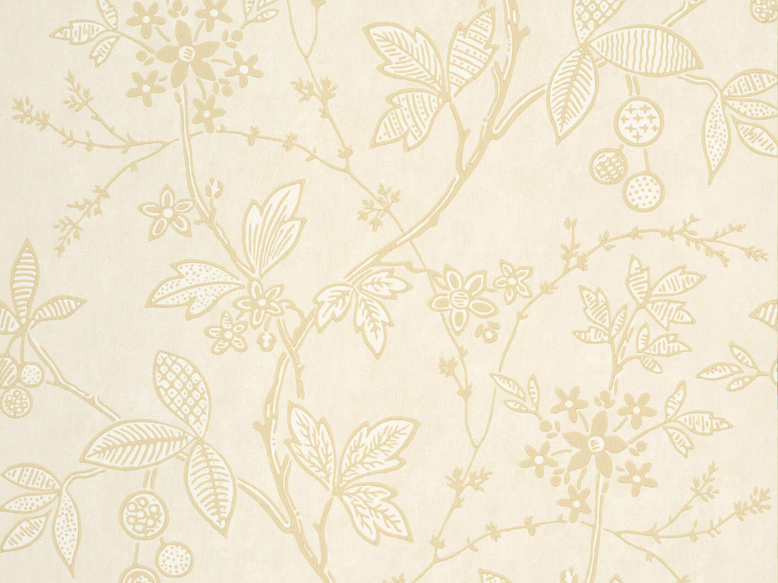 Little Greene Behang Archive Trails II Wrest Trail - Sand