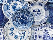 Mind The Gap Dutch Blauw Delftware Vintage - WP20188