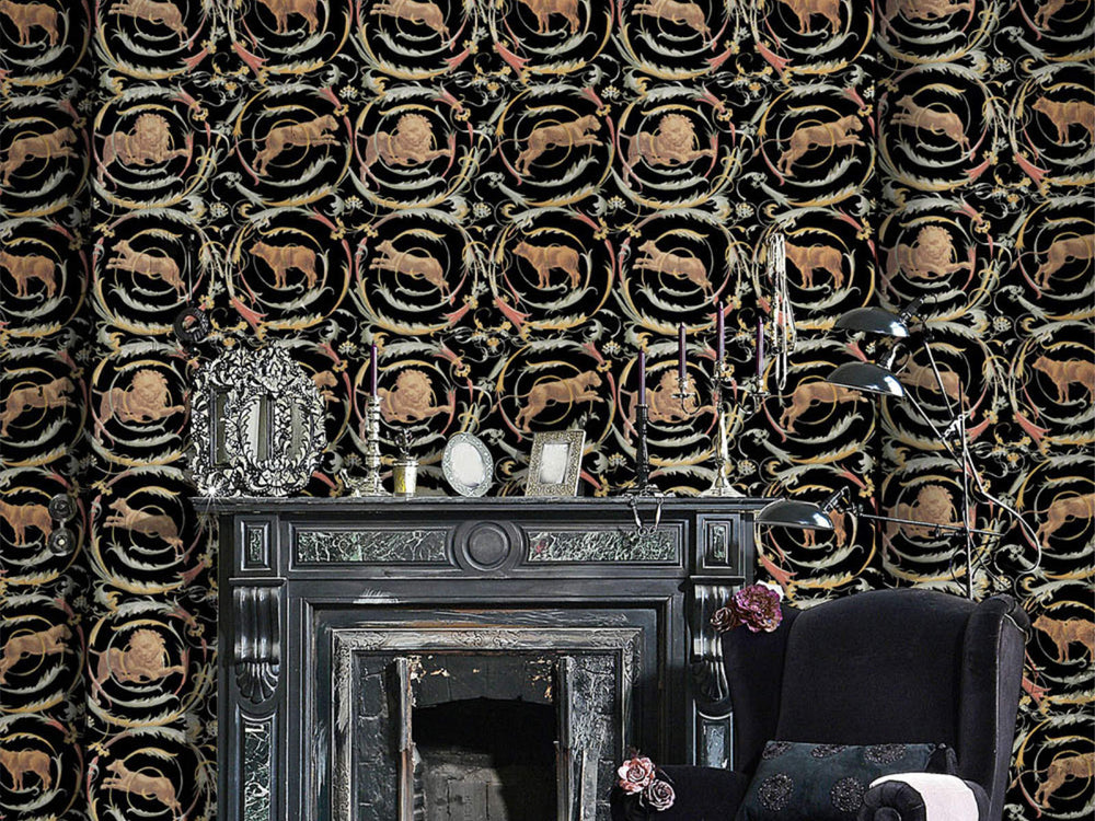 Mind The Gap The World of Antiquity Fresce Anthracite - WP20197