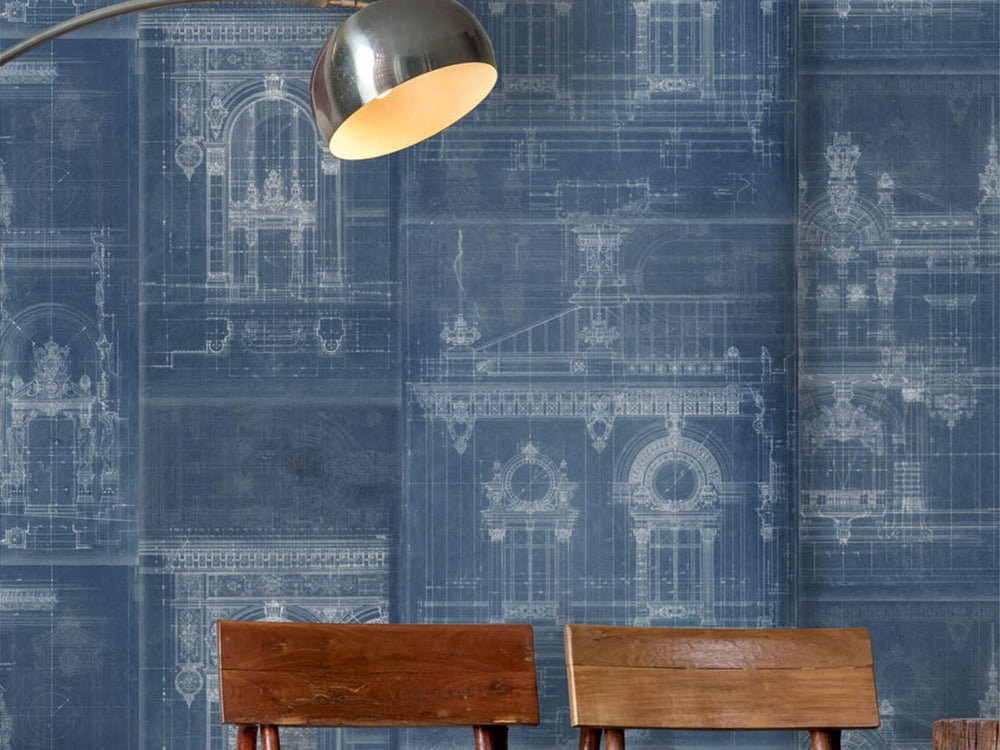 Mind The Gap Histoire de L'Architecture Garnier Blue - WP20216