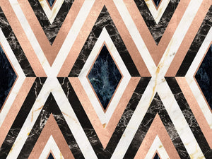 Mind The Gap Manhatten Diamonds In Copper - WP20291