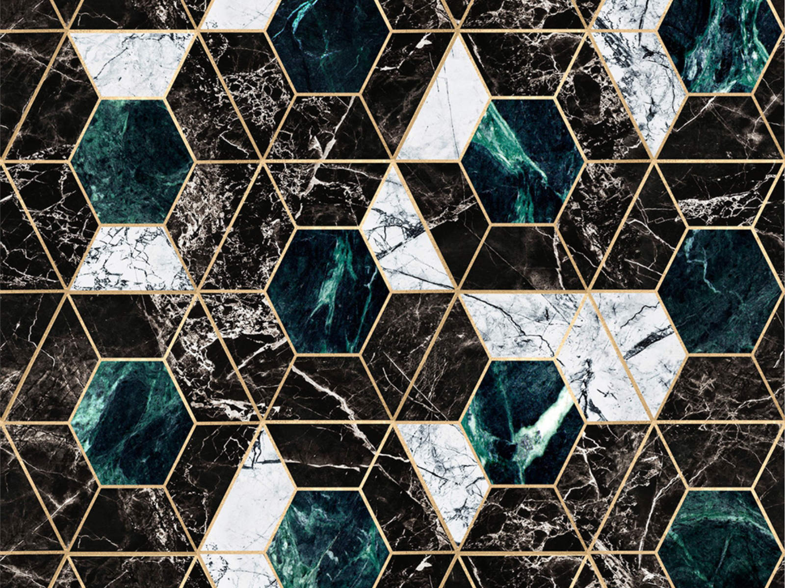 Mind The Gap Manhatten Hexa Onyx - WP20294