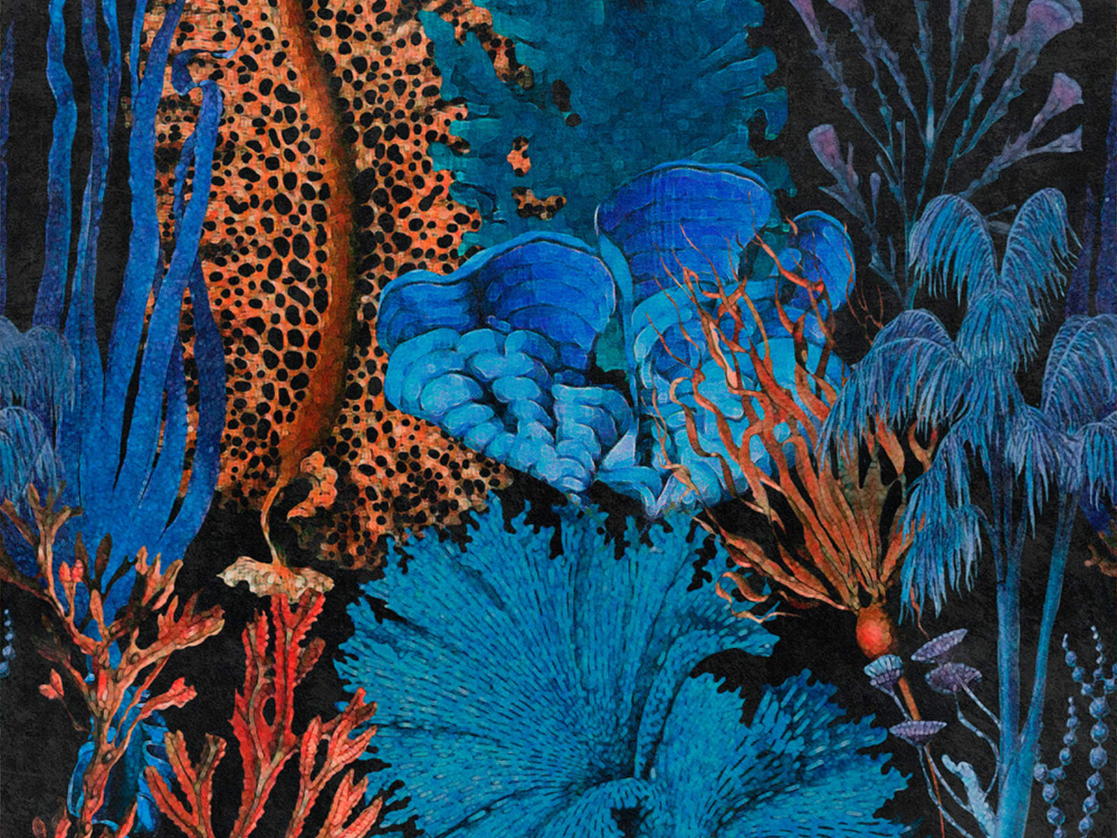 Mind The Gap Atoll Coral Reef Ultramarine - WP20298