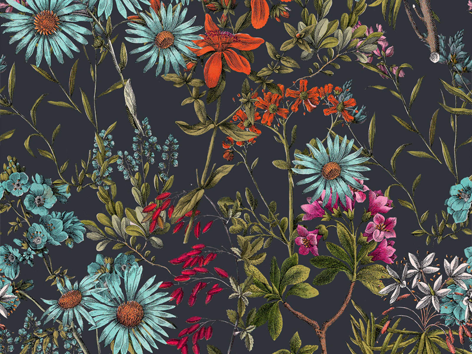 Mind The Gap Hippie Spirit Summerish Charcoal - WP20309