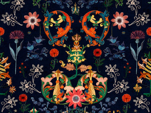 Mind The Gap Hippie Spirit Transylvania Folk In Blue - WP20312