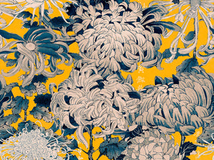 Mind The Gap Florilegium Chrysanthemums Yellow - WP20321