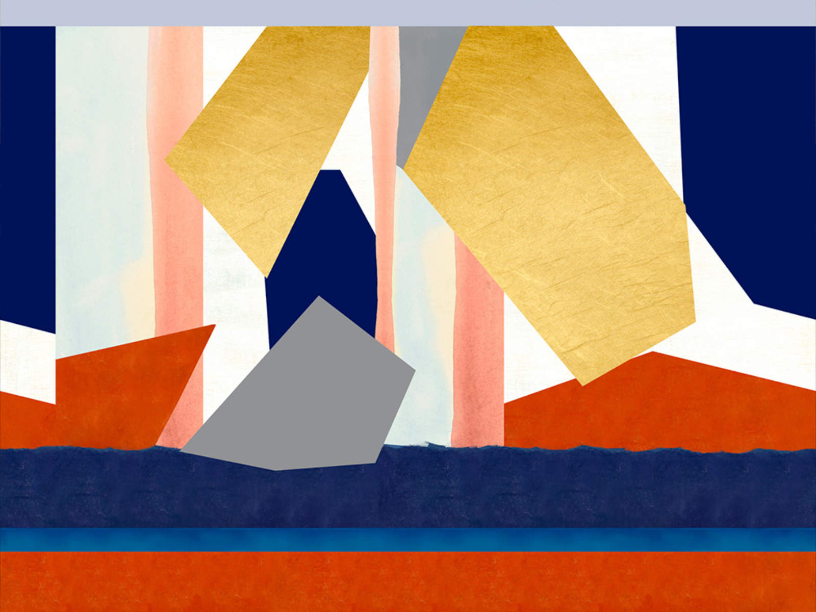 Mind The Gap The Art Of Abstract Golden Rush - WP20326