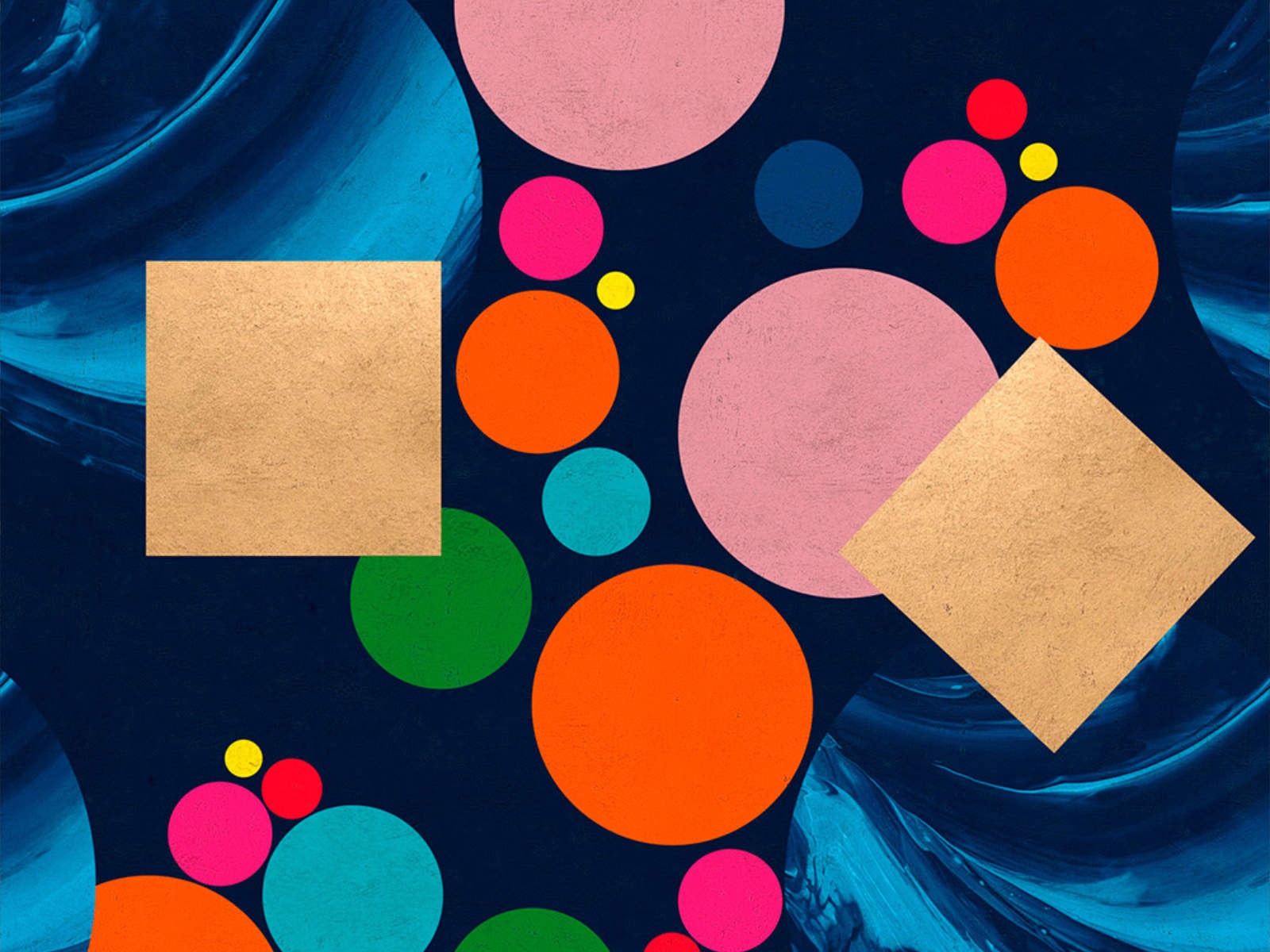 Mind The Gap The Art Of Abstract Pseudomorph In Blue - WP20329