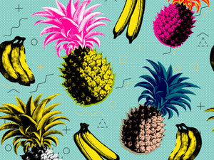 Mind The Gap Nouvelle Pop Flying Objects Blue - WP20375