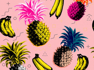 Mind The Gap Nouvelle Pop Flying Objects Pink - WP20376