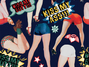 Mind The Gap Nouvelle Pop Kiss My Ass Indigo - WP20377