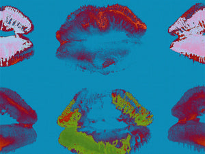 Mind The Gap Nouvelle Pop Neon Kiss Blue - WP20379