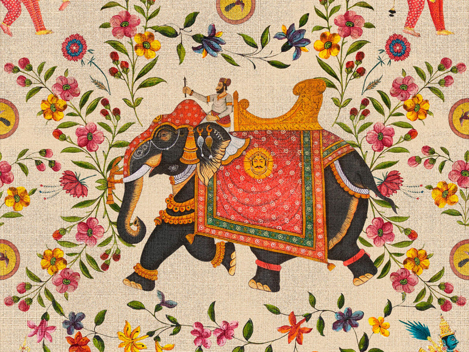 Mind The Gap World of Fabrics Aristocracy Taupe - WP20402