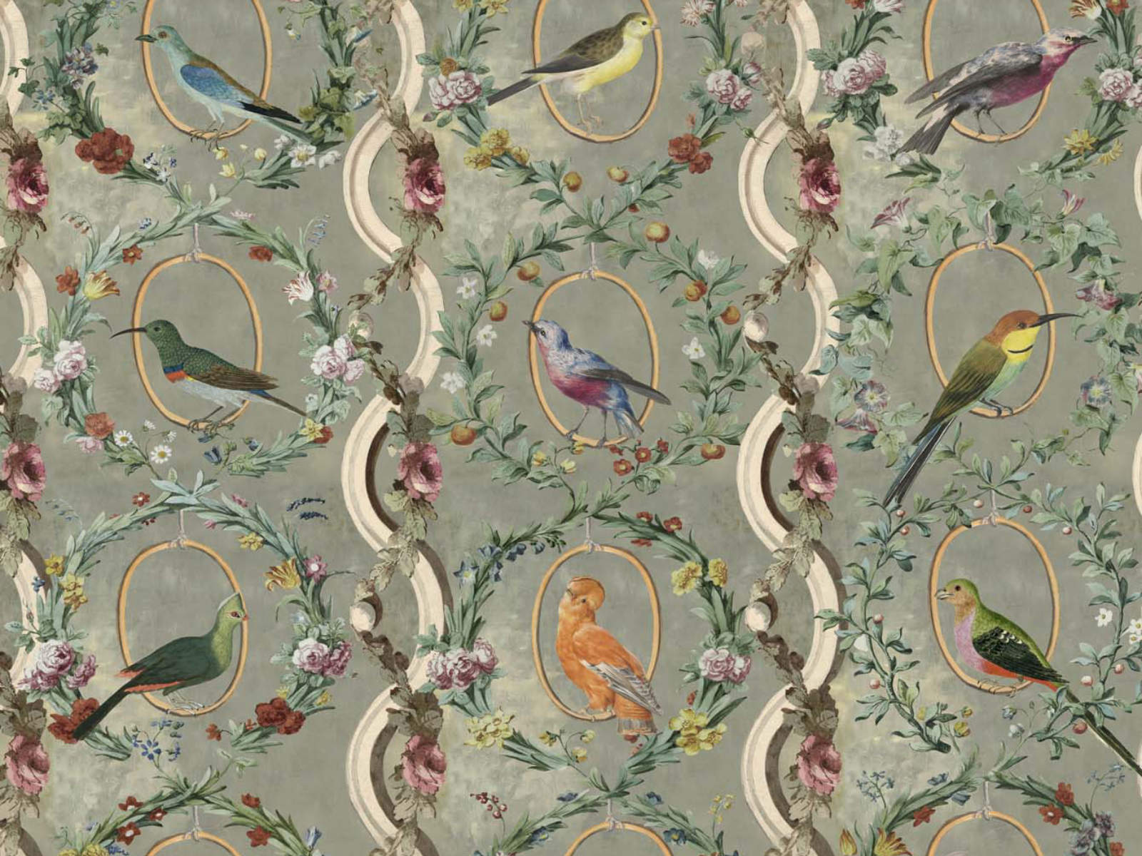 Mind The Gap Le Manoir Countesse’s Aviarium Neutral - WP20427