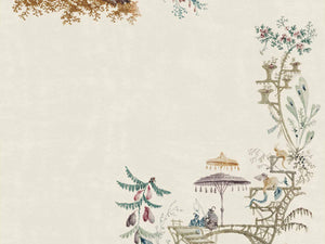 Mind The Gap Le Manoir Chinoserie Blue - WP20437