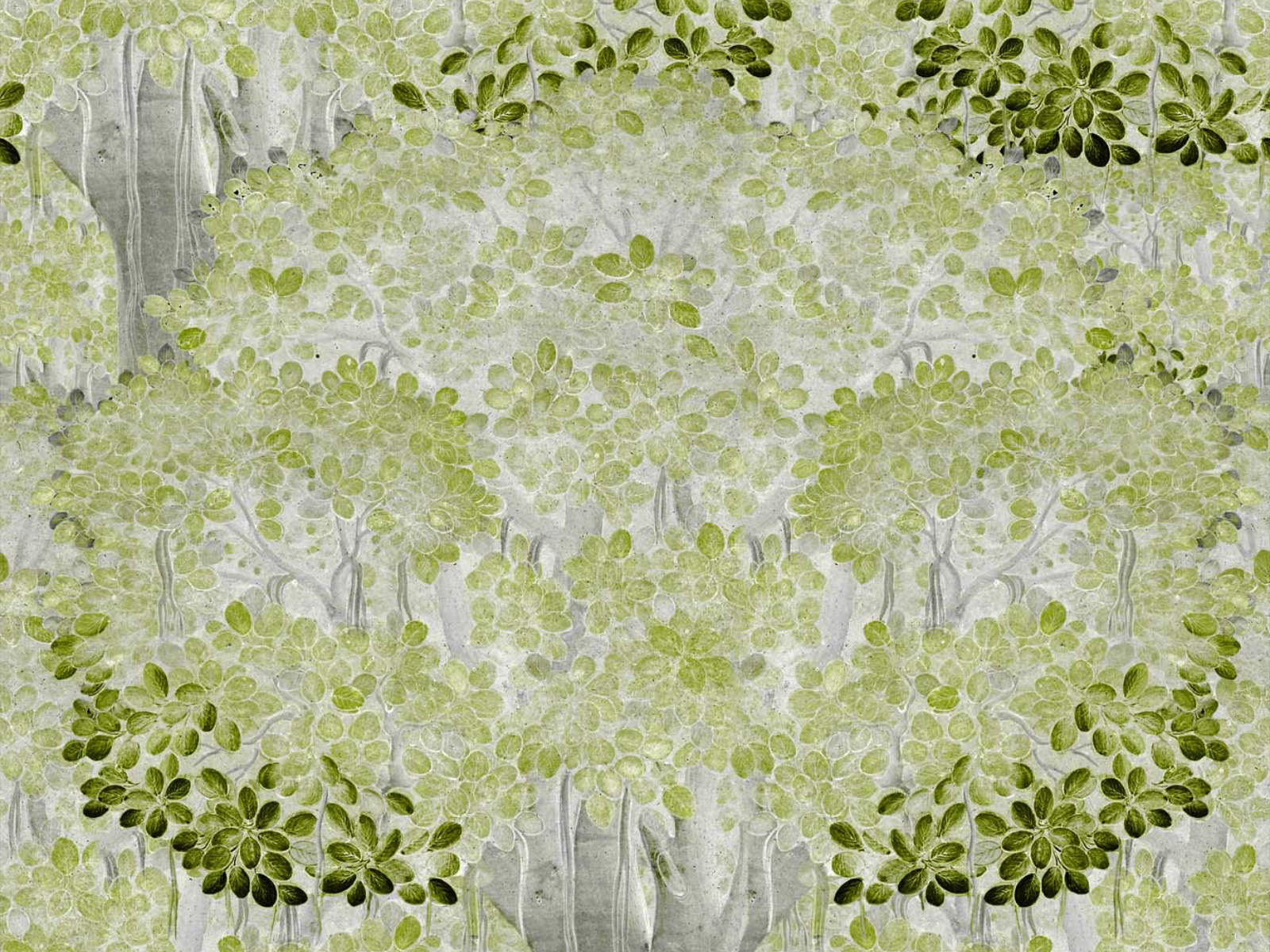 Mind The Gap The Royal Garden Savage Leaves Green - WP20445