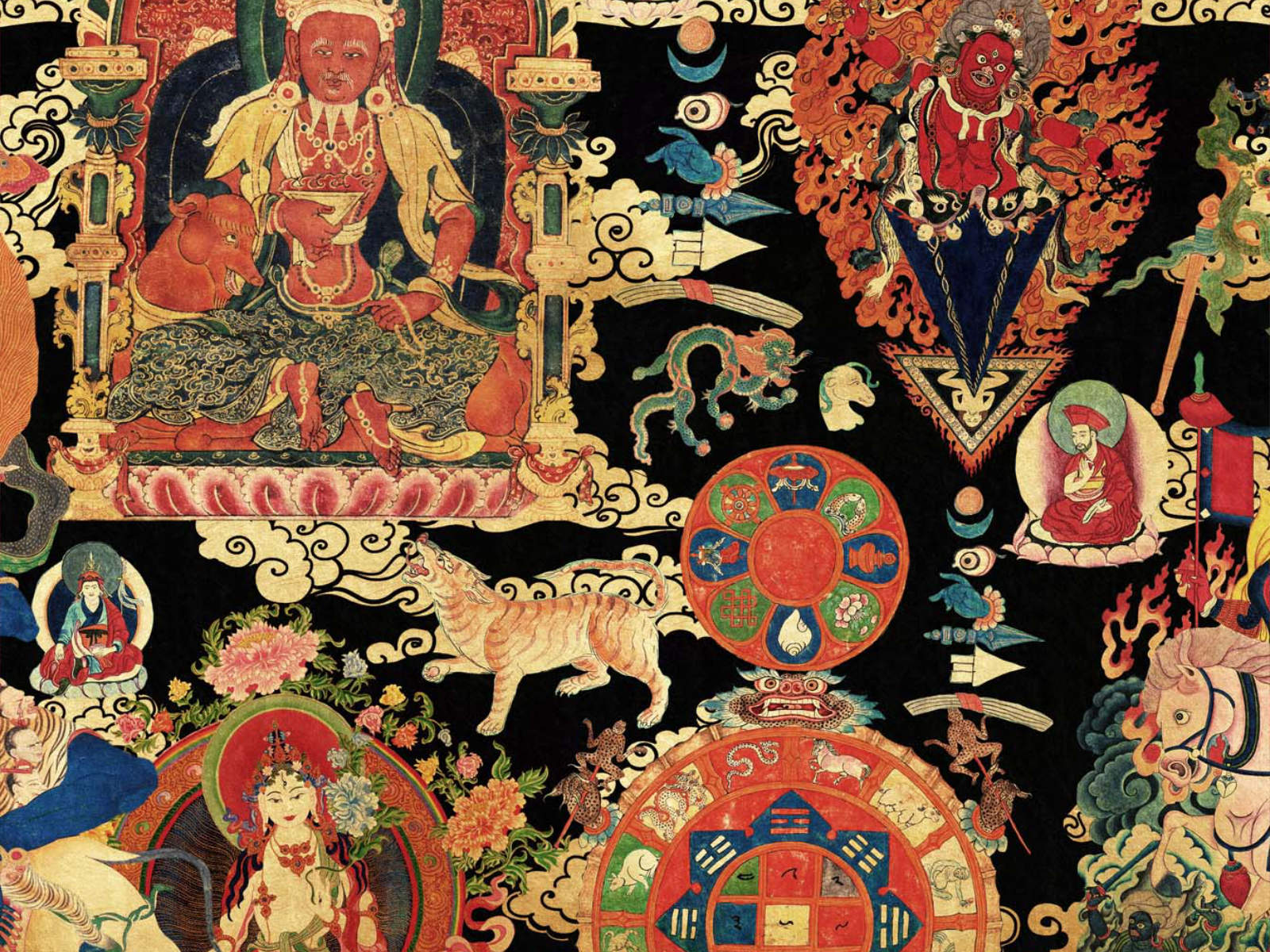 Mind The Gap The Gentlemen's Corner Tibetan Tapestry Metallic Edition - WP20450