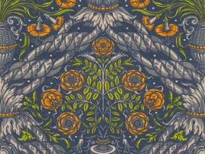 Mind The Gap Le Manoir Floral Ornament - WP20453