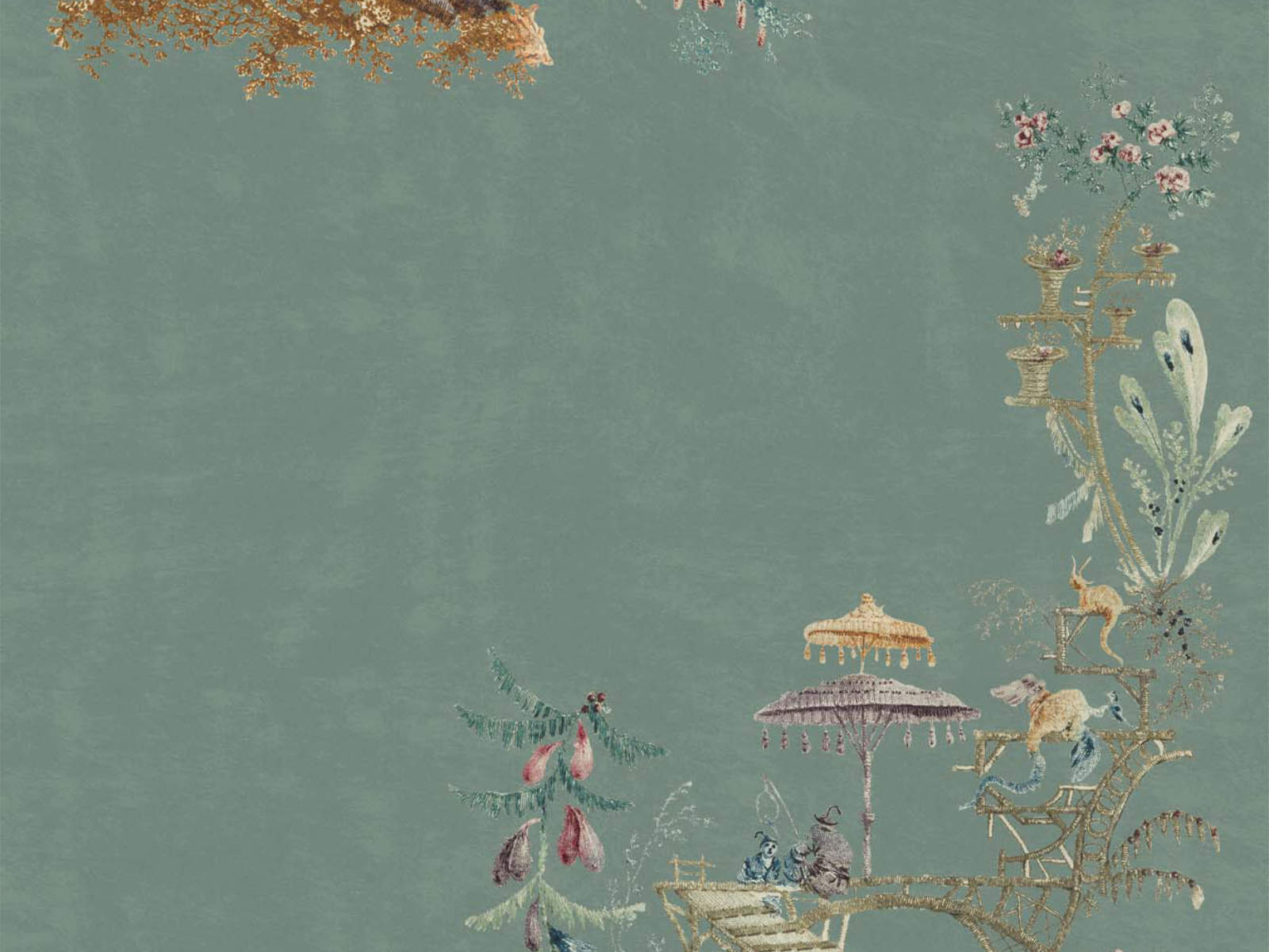 Mind The Gap Le Manoir Chinoserie Coconut - WP20464