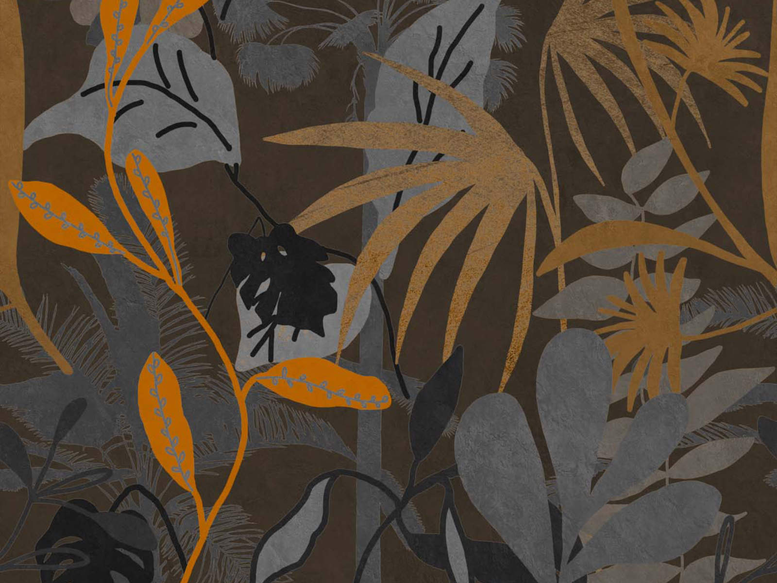 Mind The Gap Cubana Caribbean Garden Dark - WP20487