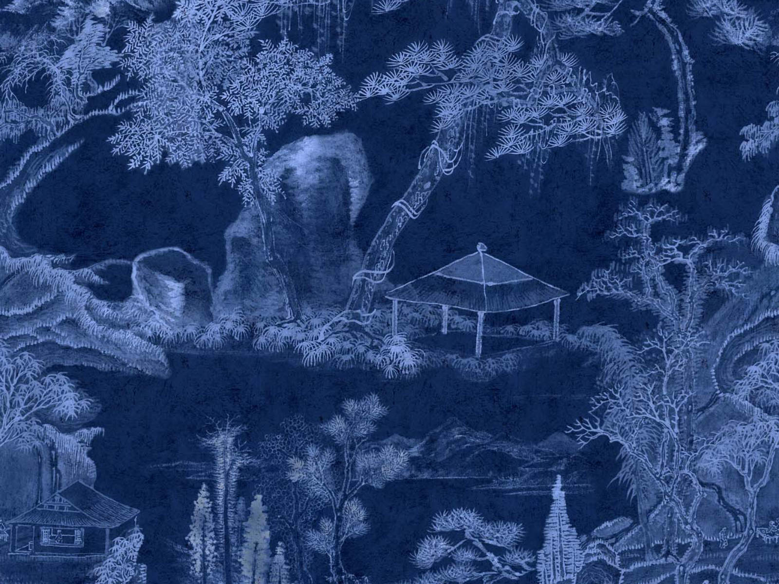 Mind The Gap Indigo Addiction Asian Scenery - WP20507